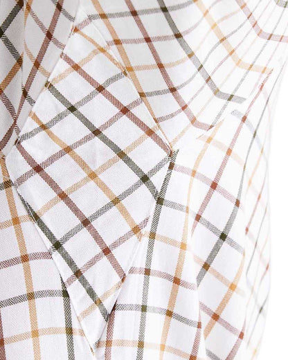 Sienna Coloured Ridgeline Mens Sedgebrook Shirt on white background #colour_sienna