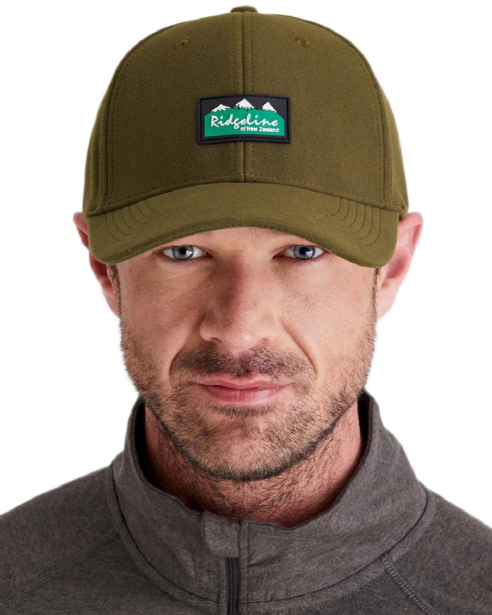 Teak Coloured Ridgeline Monsoon Classic Cap on white background #colour_teak