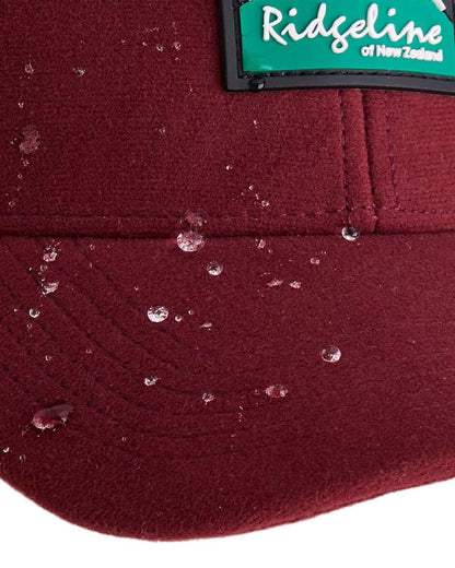 Winter Berry Coloured Ridgeline Monsoon Classic Cap on white background #colour_winter-berry