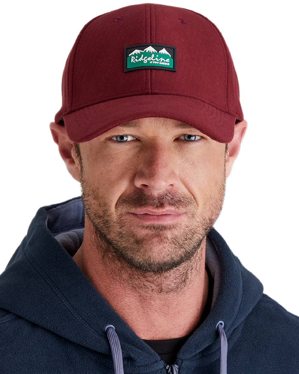 Winter Berry Coloured Ridgeline Monsoon Classic Cap on white background #colour_winter-berry