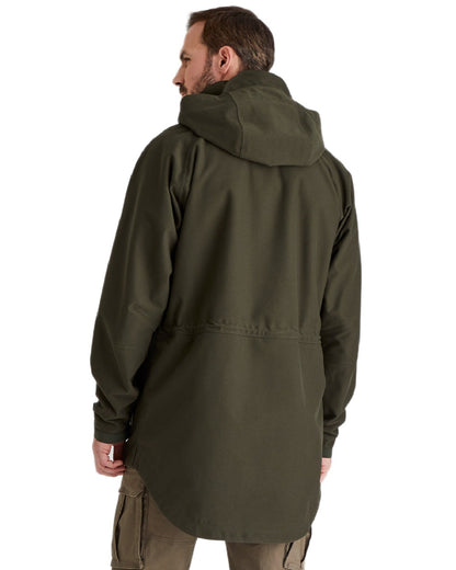 Deep Forest Coloured Ridgeline Monsoon Classic Jacket On A White Background #colour_deep-forest