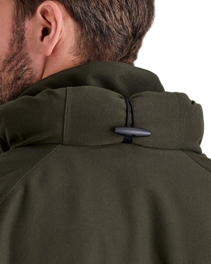 Deep Forest Coloured Ridgeline Monsoon Classic Jacket On A White Background #colour_deep-forest