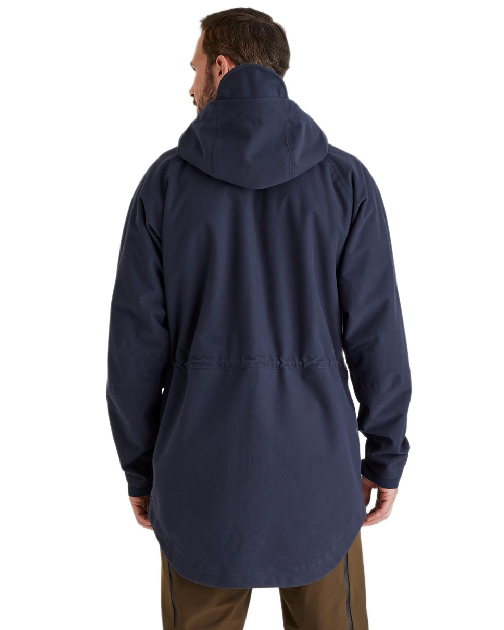 Navy Coloured Ridgeline Monsoon Classic Jacket On A White Background #colour_navy
