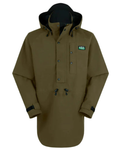 Teak Coloured Ridgeline Monsoon Classic Waterproof Smock on white background #colour_teak