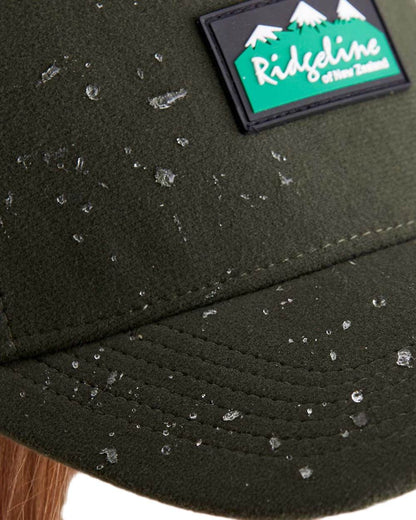 Deep Forest Coloured Ridgeline Monsoon Trucker Cap on white background  #colour_deep-forest