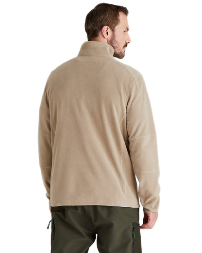 Roasted Cashew Coloured Ridgeline Narvik Fleece on white background #colour_roasted-cashew