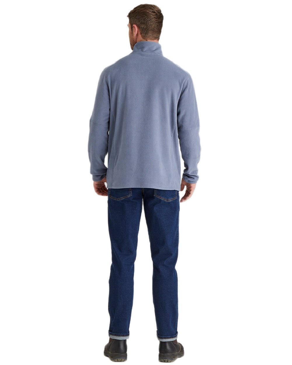 Storm Coloured Ridgeline Narvik Fleece on white background #colour_storm