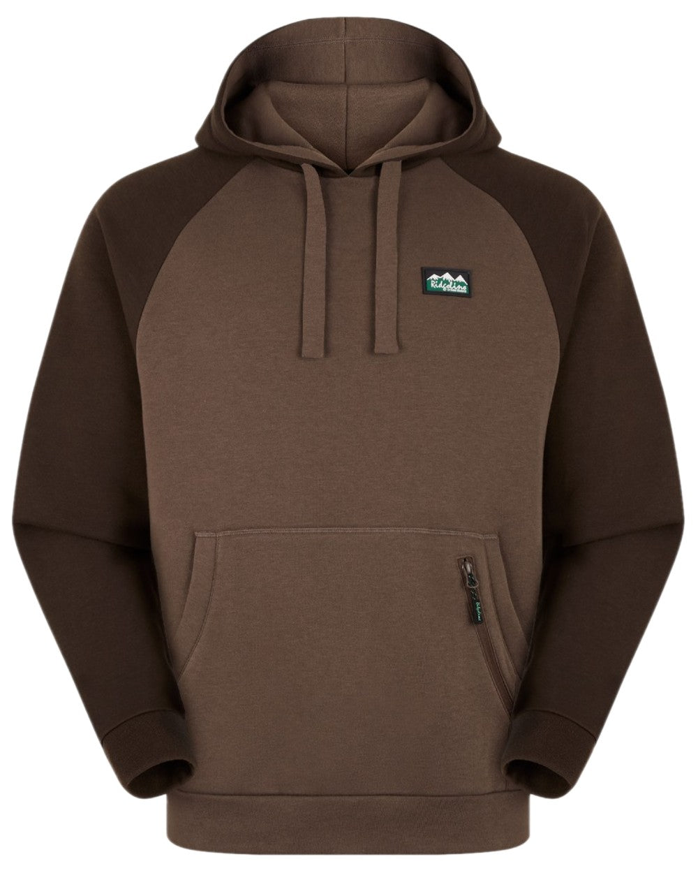 Light Bark Coloured Ridgeline North Island Hoodie on white background #colour_light-bark