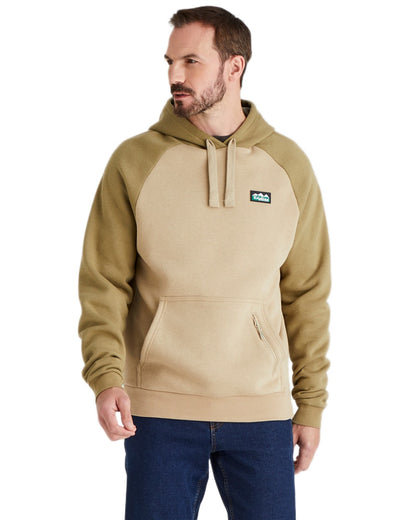 Teak Coloured Ridgeline North Island Hoodie on white background #colour_teak