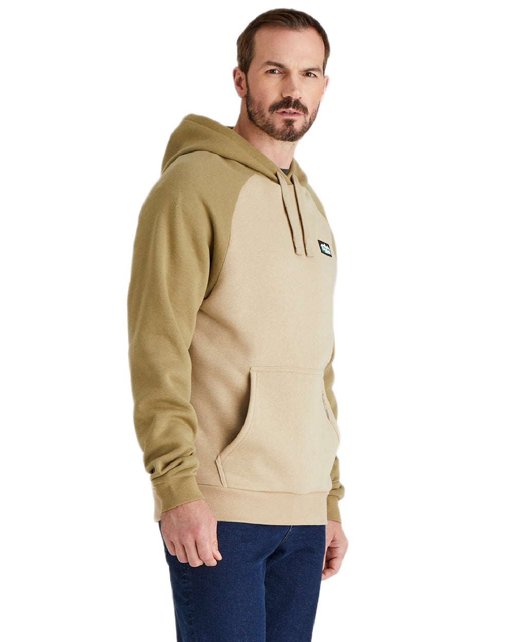 Teak Coloured Ridgeline North Island Hoodie on white background #colour_teak