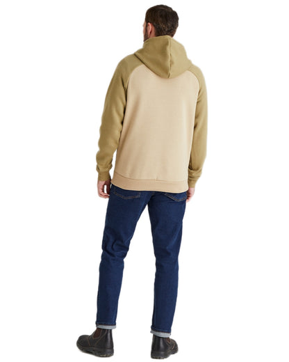 Teak Coloured Ridgeline North Island Hoodie on white background #colour_teak