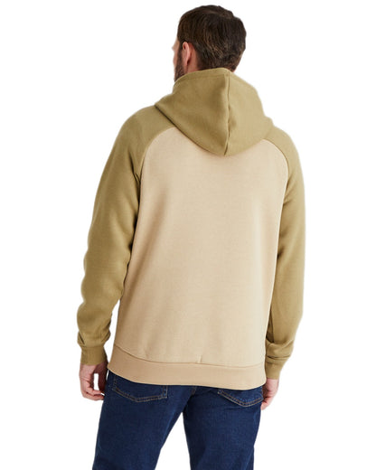Teak Coloured Ridgeline North Island Hoodie on white background #colour_teak