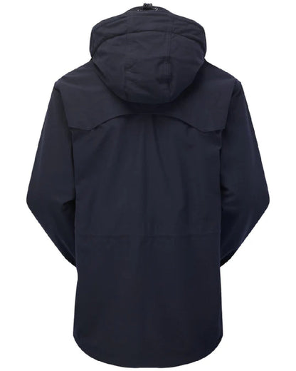 Navy coloured Ridgeline Torrent III Waterproof Jacket on white background #colour_navy