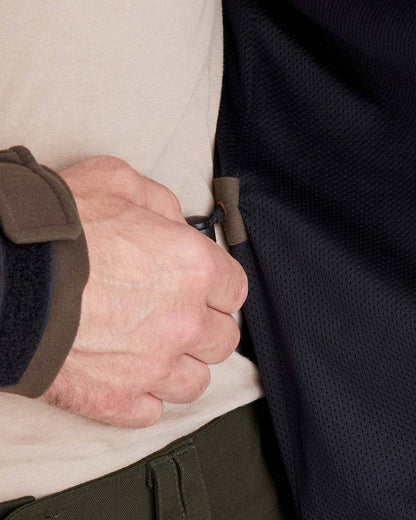 Bark coloured Ridgeline Torrent Waterproof Jacket on white background #colour_bark