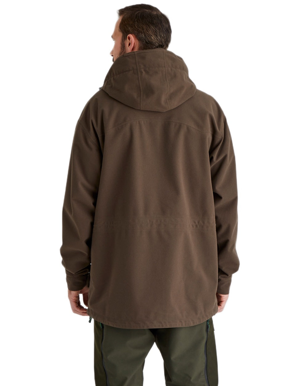 Bark coloured Ridgeline Torrent Waterproof Jacket on white background #colour_bark