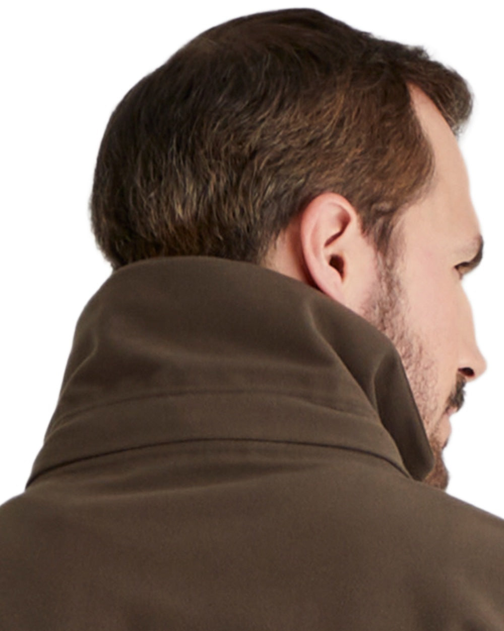 Bark coloured Ridgeline Torrent Waterproof Jacket on white background #colour_bark