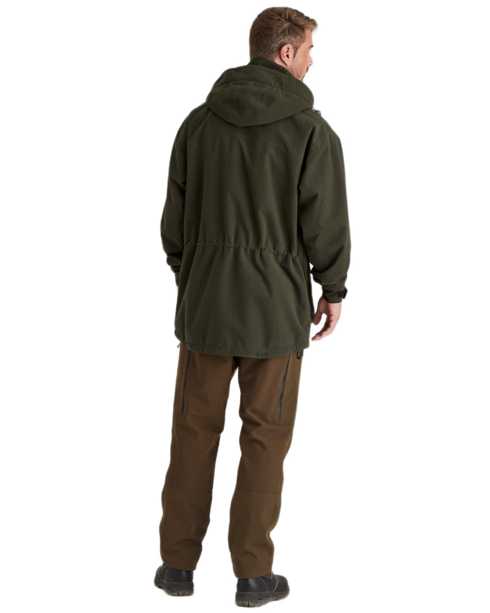 Deep Forest coloured Ridgeline Torrent Waterproof Jacket on white background #colour_deep-forest