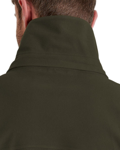 Deep Forest coloured Ridgeline Torrent Waterproof Jacket on white background #colour_deep-forest