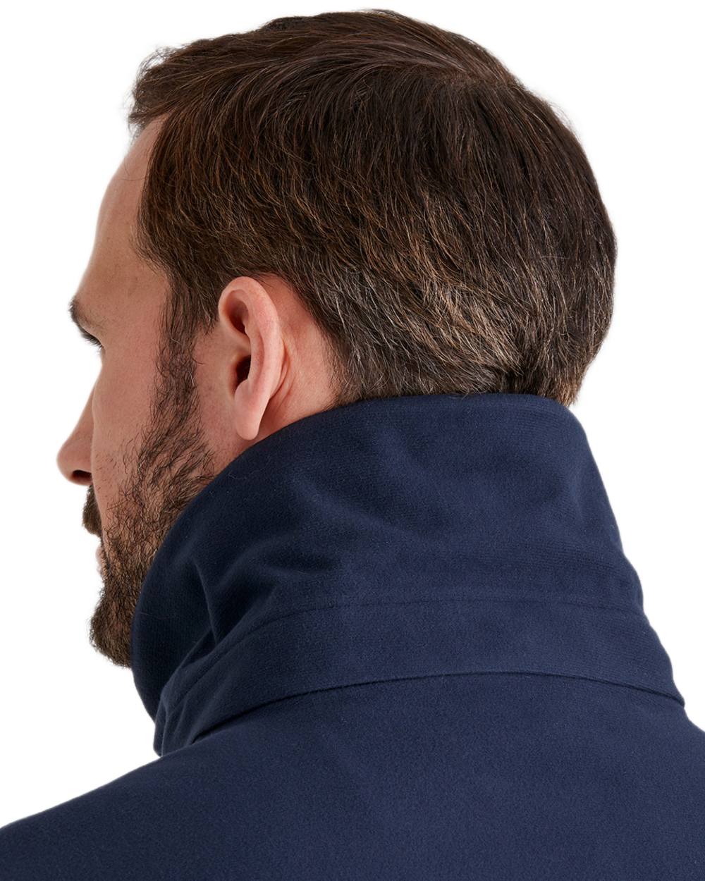 Navy coloured Ridgeline Torrent Waterproof Jacket on white background #colour_navy
