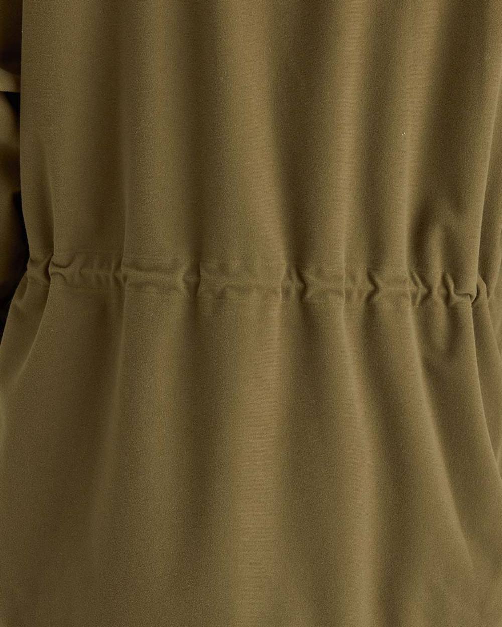 Teak coloured Ridgeline Torrent Waterproof Jacket on white background #colour_teak