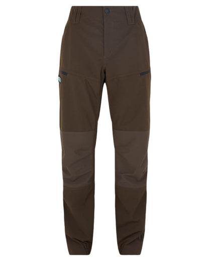 Bark coloured Ridgeline Womens Cambrian Trousers on white background #colour_bark