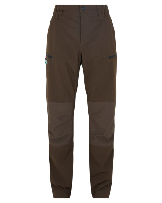 Bark coloured Ridgeline Womens Cambrian Trousers on white background #colour_bark