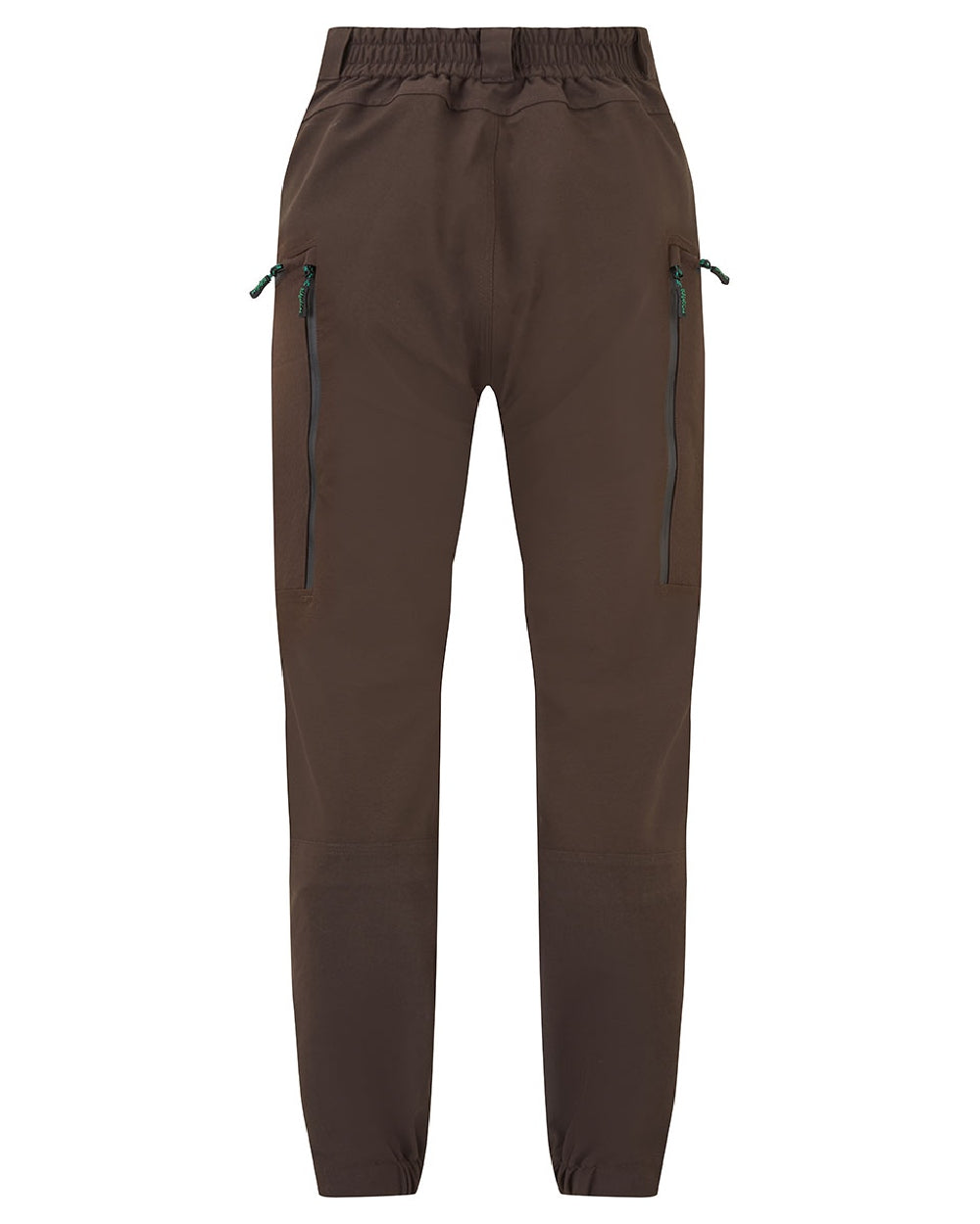 Deep Bark coloured Ridgeline Womens Cambrian Trousers on white background #colour_deep-bark