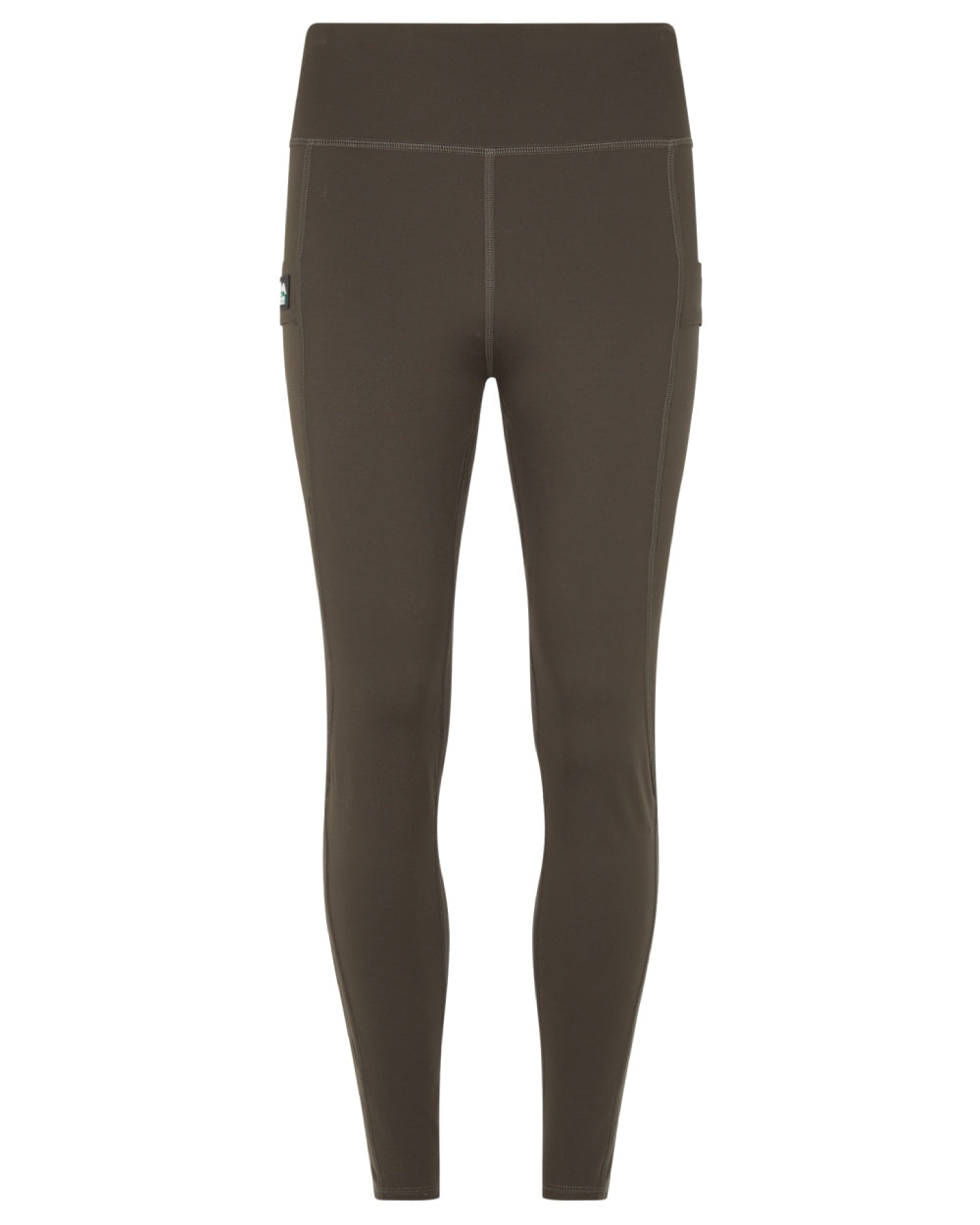 Bark Coloured Ridgeline Womens Infinity Leggings On A Bark Background #colour_bark