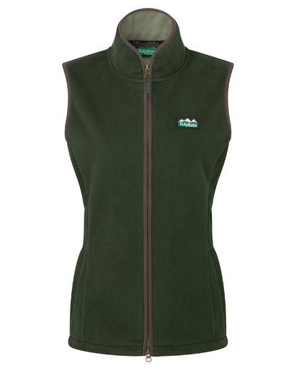Deep Forest coloured Ridgeline Womens Kodiak Gilet on white background #colour_deep-forest