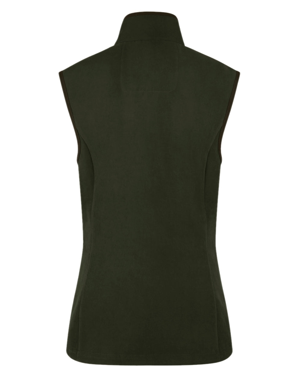 Deep Forest coloured Ridgeline Womens Monarch Gilet on white background #colour_deep-forest