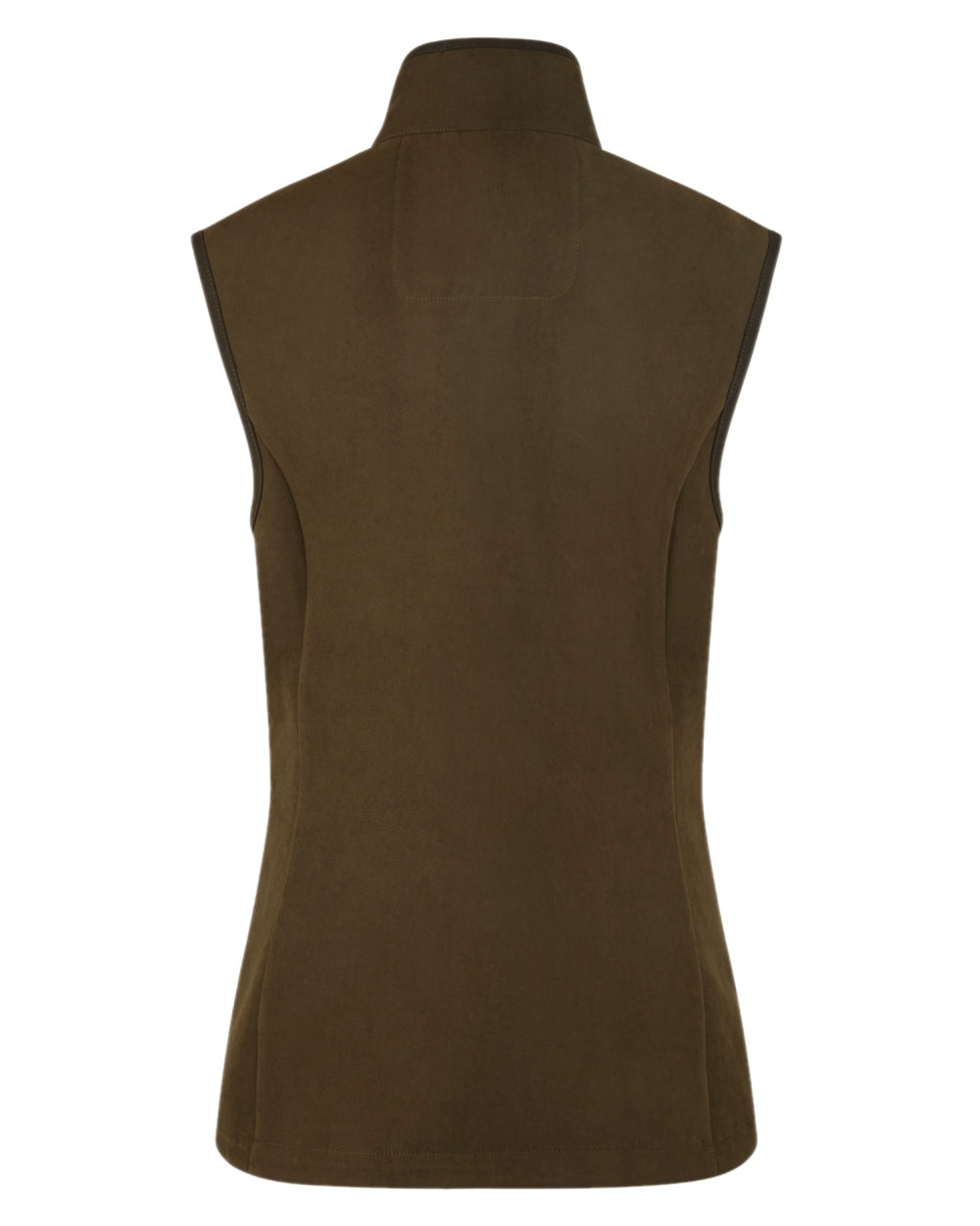 Teak coloured Ridgeline Womens Monarch Gilet on white background #colour_teak