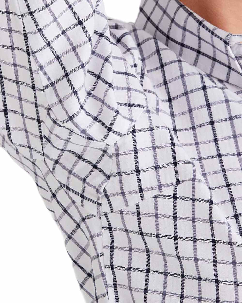 Navy Storm coloured Ridgeline Womens Sedgebrook Shirt on white background #colour_navy-storm