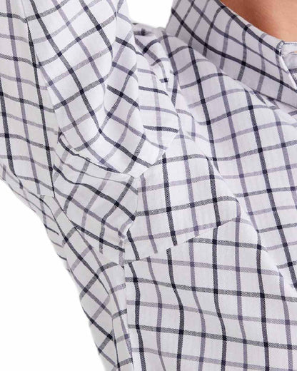 Navy Storm coloured Ridgeline Womens Sedgebrook Shirt on white background #colour_navy-storm