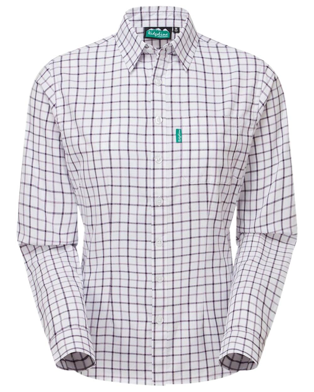 Nightshade Lilac Coloured Ridgeline Womens Sedgebrook Shirt on white background #colour_nightshade-lilac