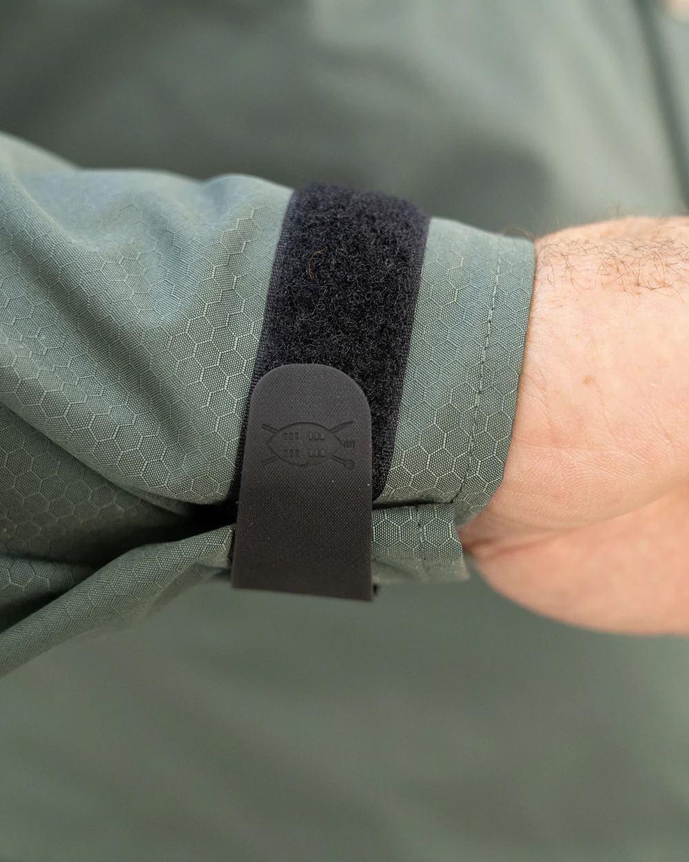 Sage/Black Coloured Swazi Torrent Jacket On A White Background #colour_sage-black