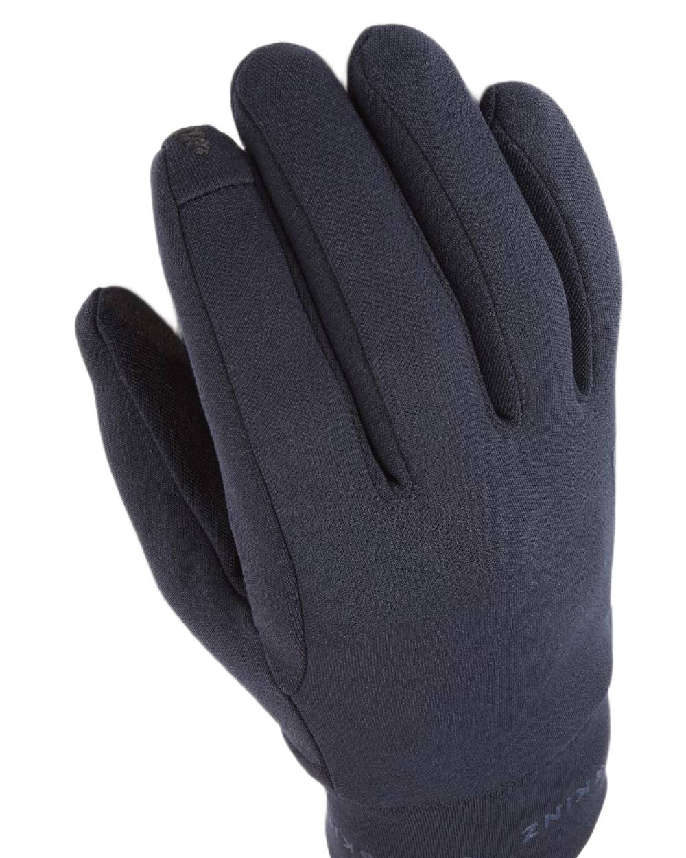 Navy  Coloured Sealskinz Acle Water Repellent Nano Fleece Glove on white background #colour_navy