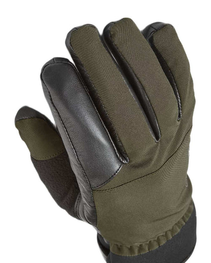 Olive Coloured Sealskinz Fordham Waterproof All Weather Hunting Glove on white background #colour_olive