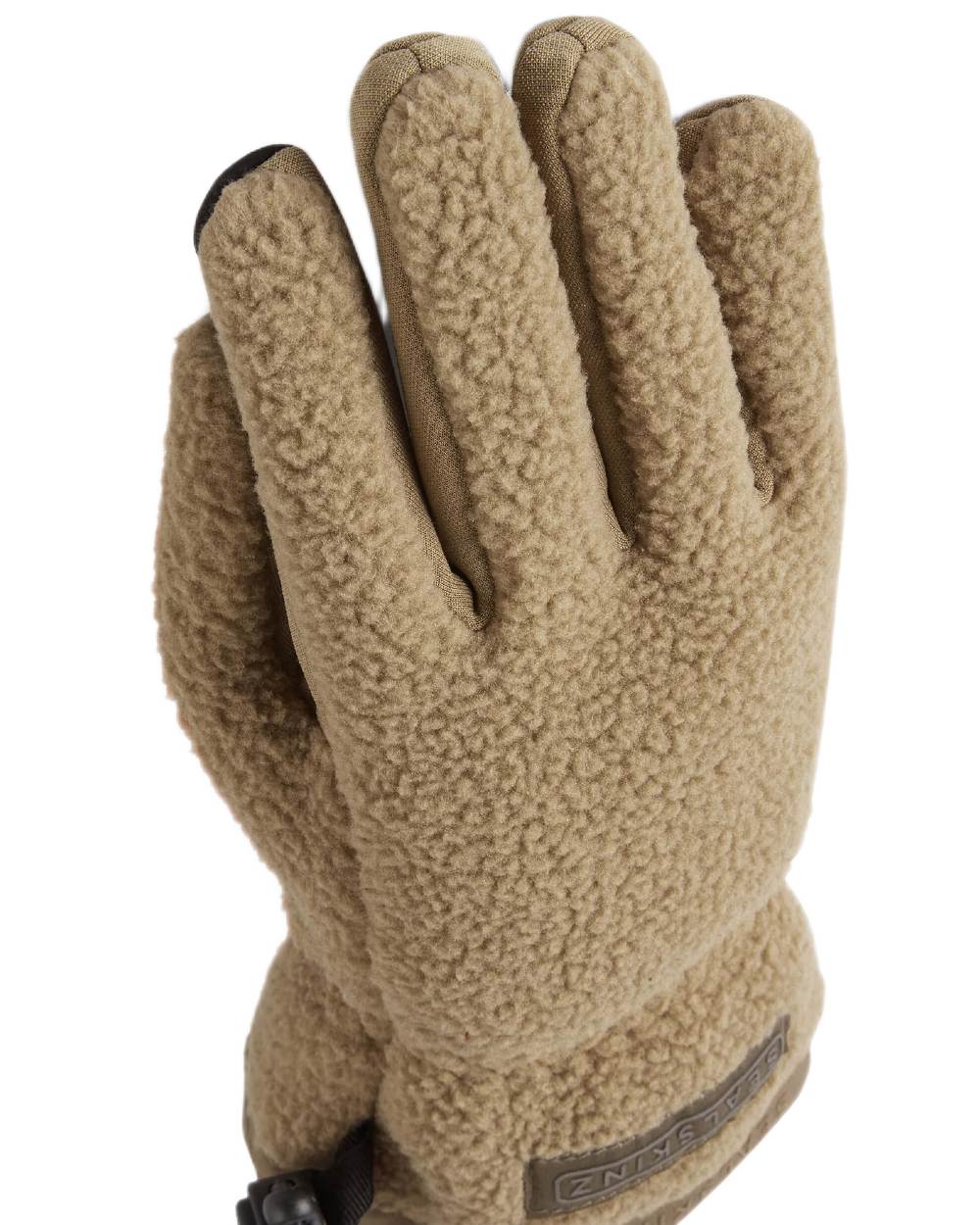 Brown Coloured Sealskinz Hoveton Waterproof Sherpa Fleece Glove on white background #colour_brown