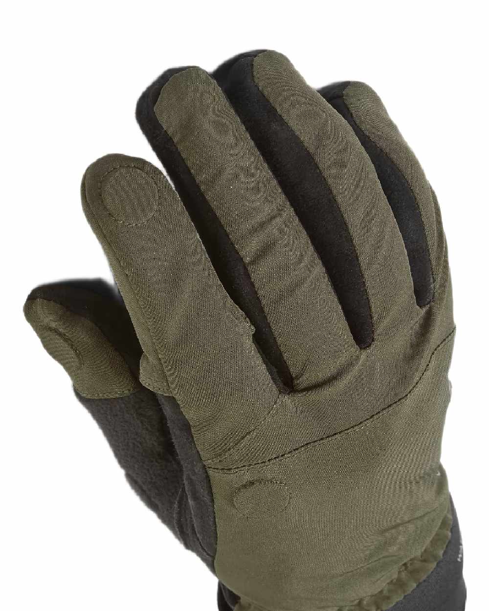 Olive Coloured Sealskinz Stanford Waterproof All Weather Sporting Glove on white background #colour_olive