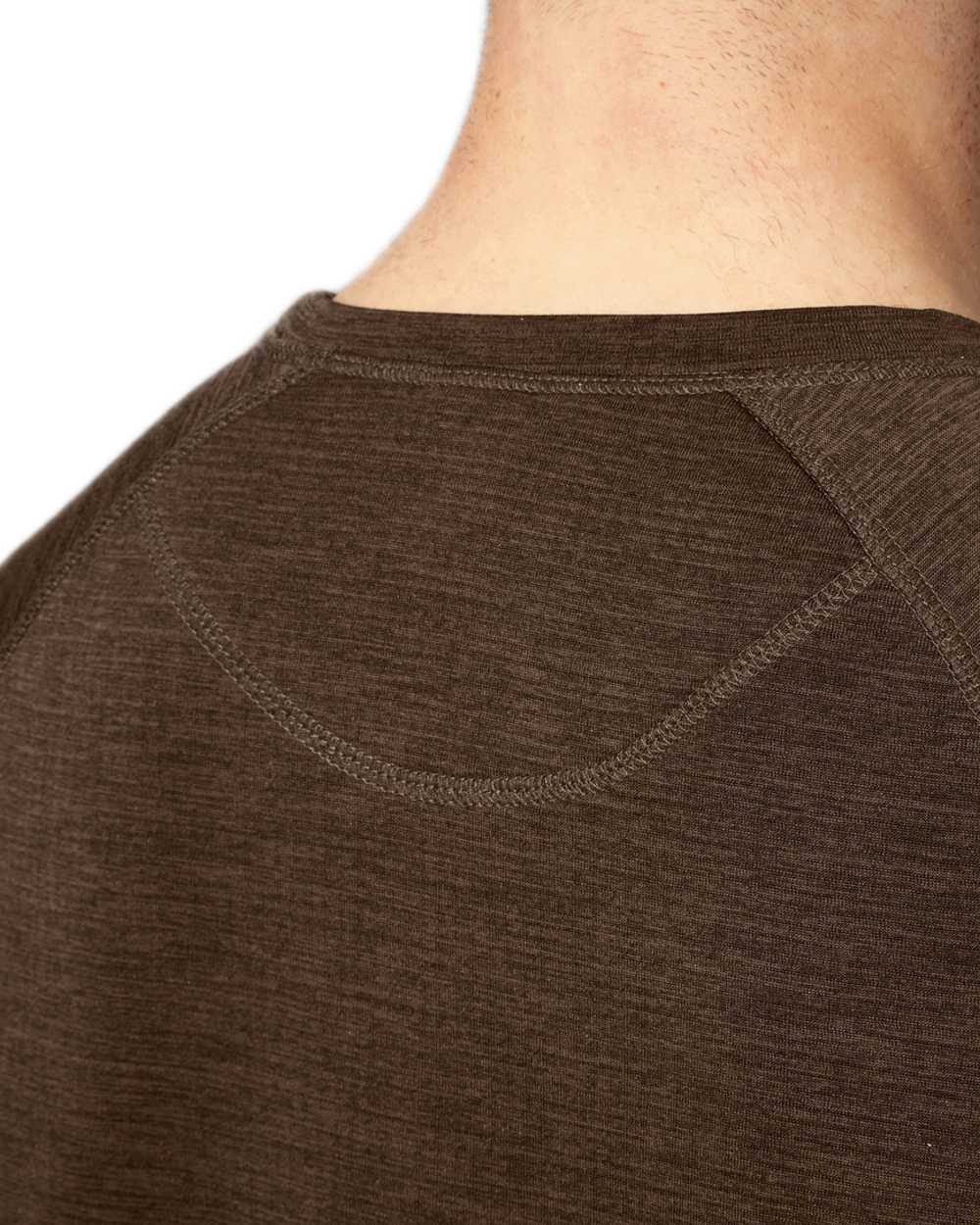 Demitasse Brown Coloured Seeland Active Short Sleeve T-Shirt on White background #colour_demitasse-brown