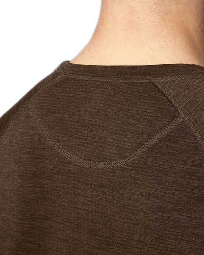 Demitasse Brown Coloured Seeland Active Short Sleeve T-Shirt on White background #colour_demitasse-brown