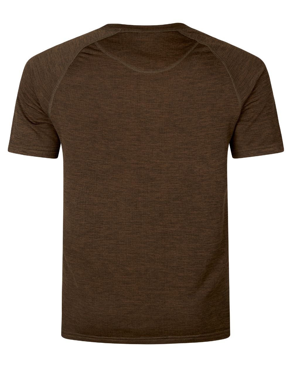Demitasse Brown Coloured Seeland Active Short Sleeve T-Shirt on White background #colour_demitasse-brown