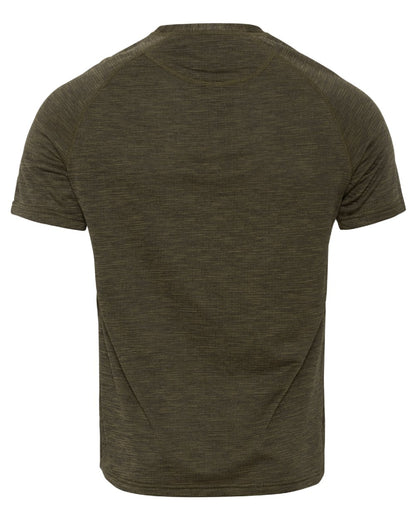 Pine Green Coloured Seeland Active Short Sleeve T-Shirt on White background #colour_pine-green