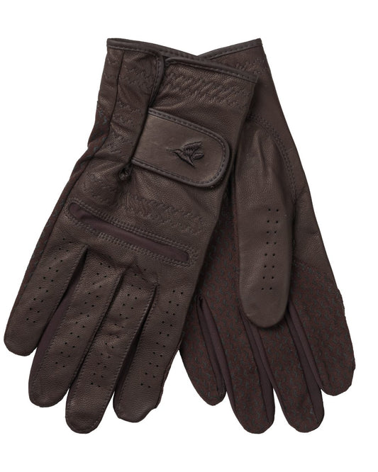 Chocolate Torte Coloured Seeland Aim Shooting Gloves on white background #colour_chocolate-torte