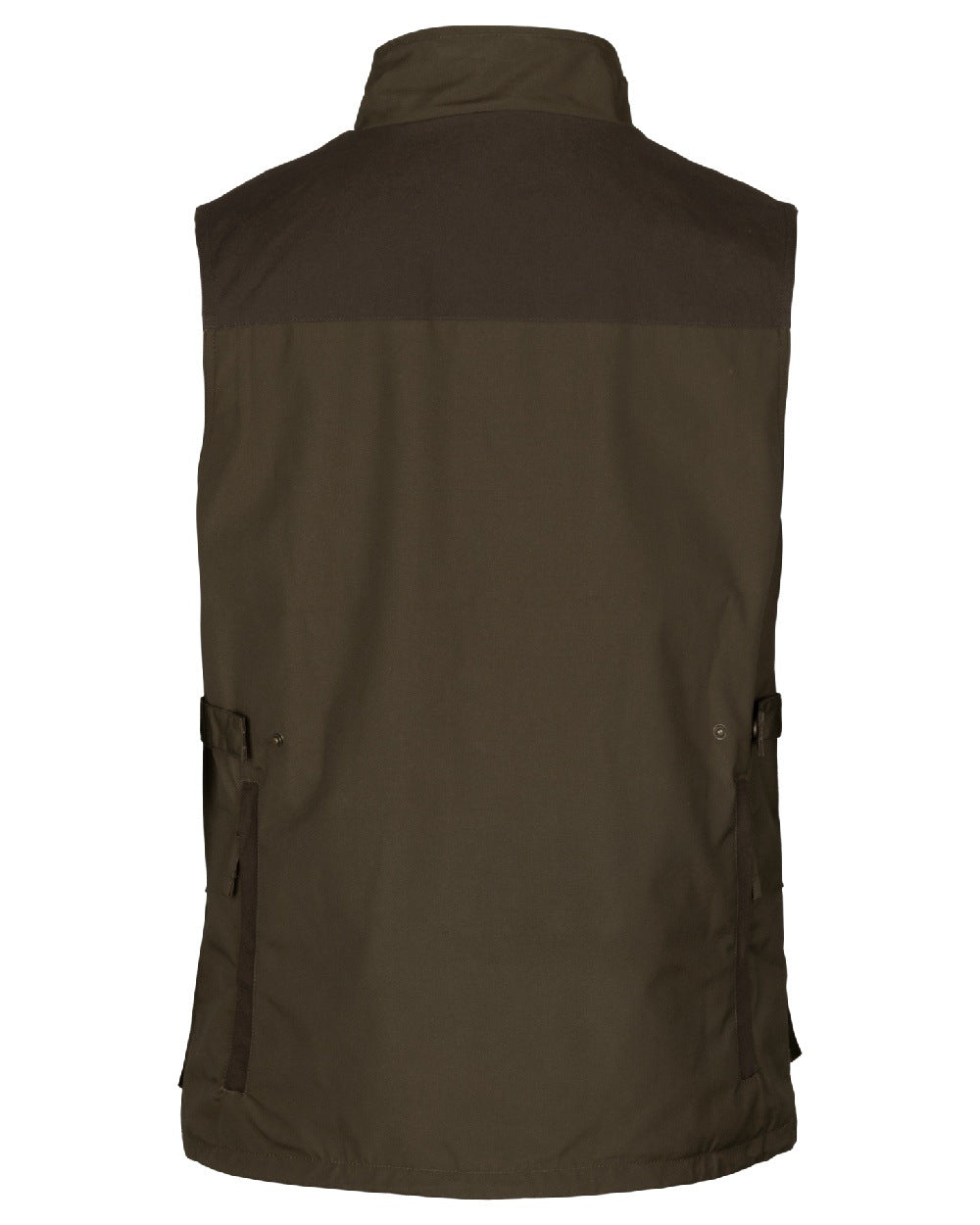 Pine Green Coloured Seeland Arden Waistcoat on white background #colour_pine-green