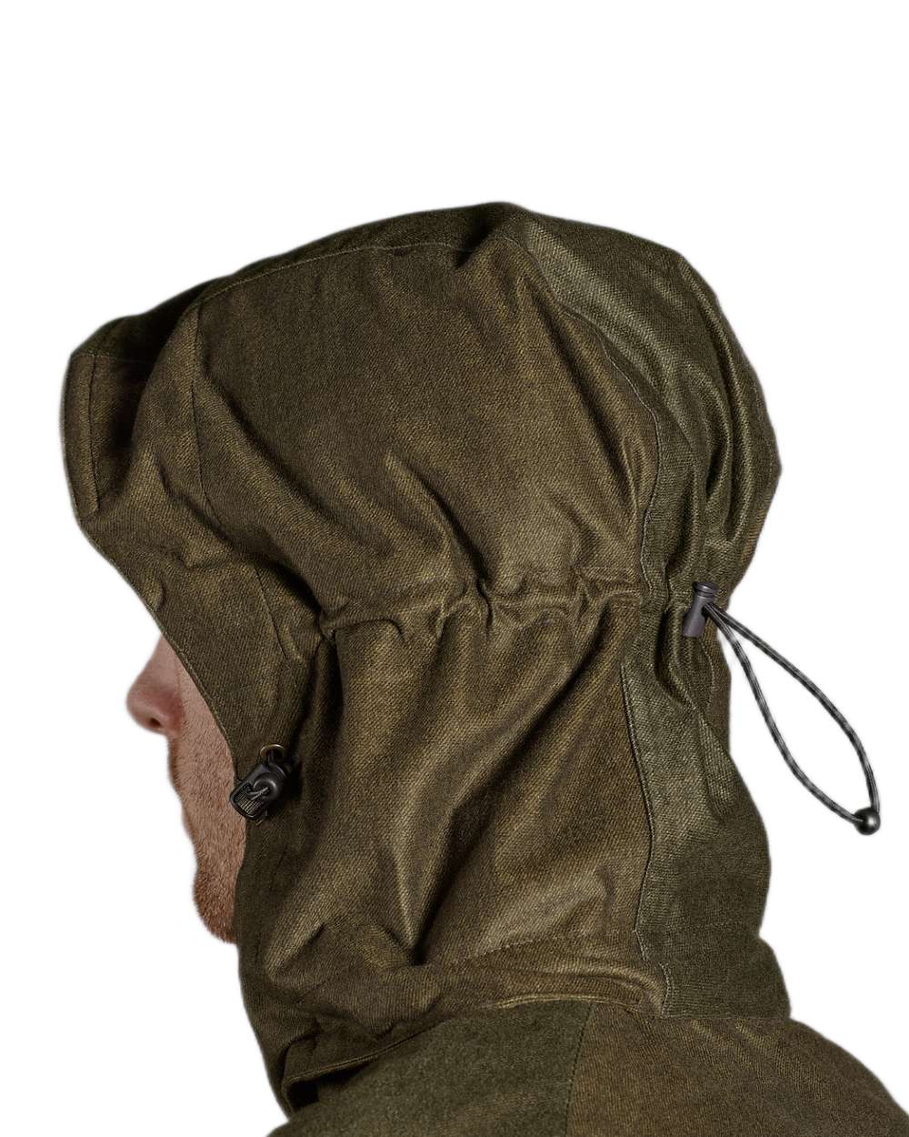 Pine Green Melange coloured Seeland Avail Jacket on white background #colour_pine-green-melange