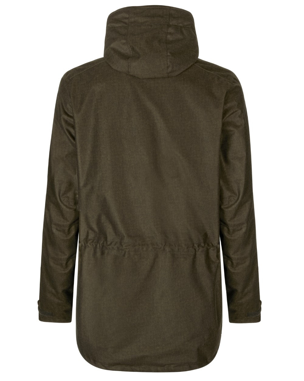 Pine Green Melange Coloured Seeland Avail Smock on White background #colour_pine-green-melange