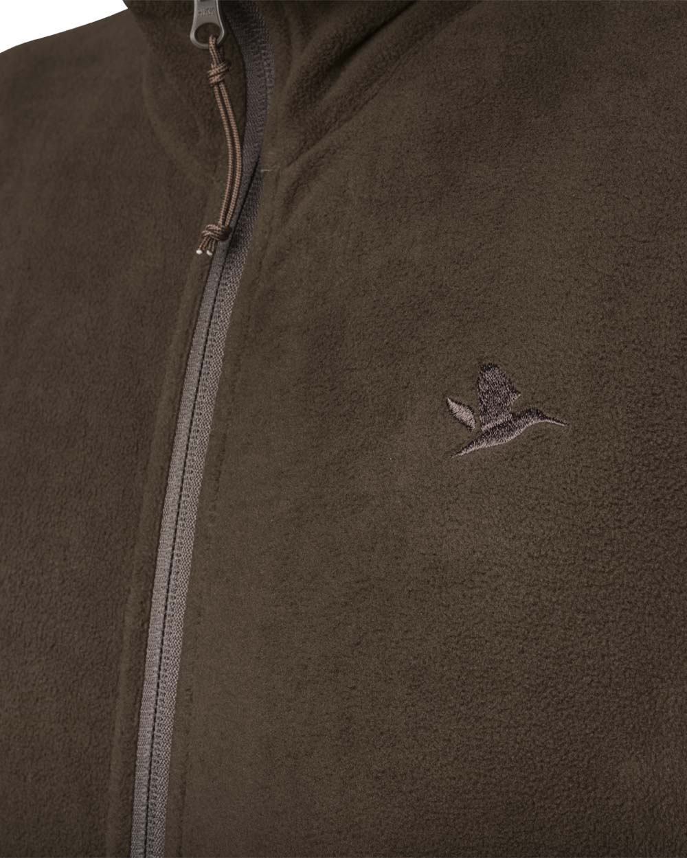 Brown Coloured Seeland Benjamin Fleece on white background #colour_brown