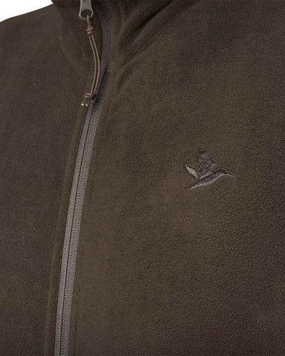 Brown Coloured Seeland Benjamin Fleece on white background #colour_brown