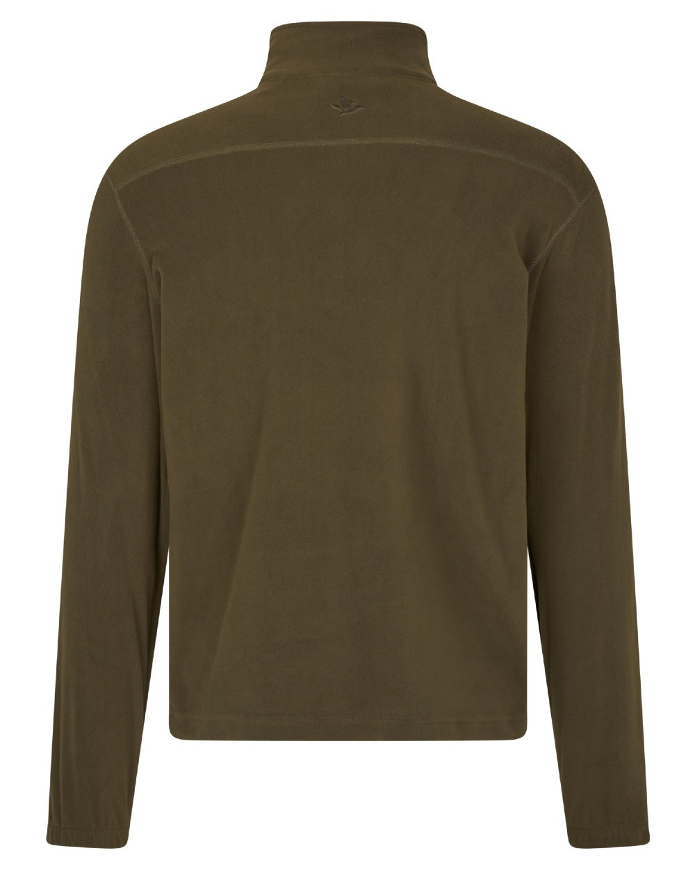 Pine Green Coloured Seeland Benjamin Half Zip Fleece on white background #colour_pine-green